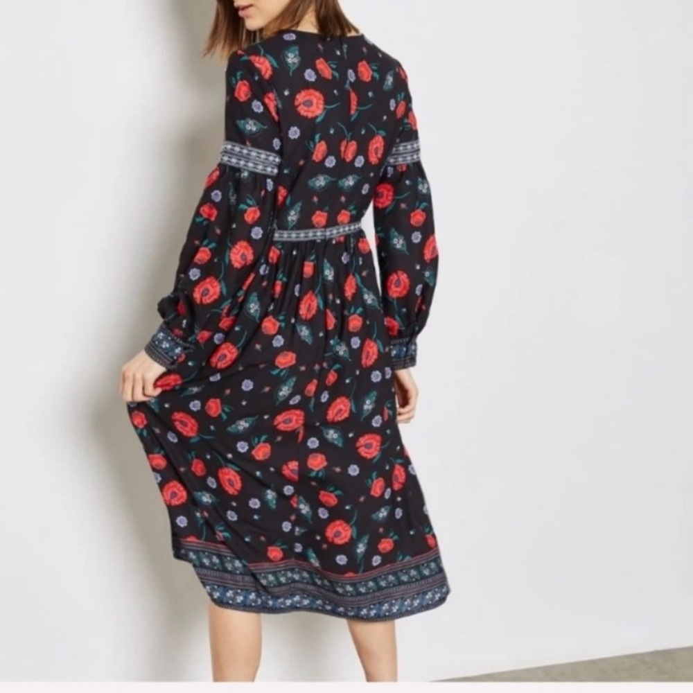 REVOLVE Endless Rose Embroidered Long Sleeve Dress - Picture 2 of 5